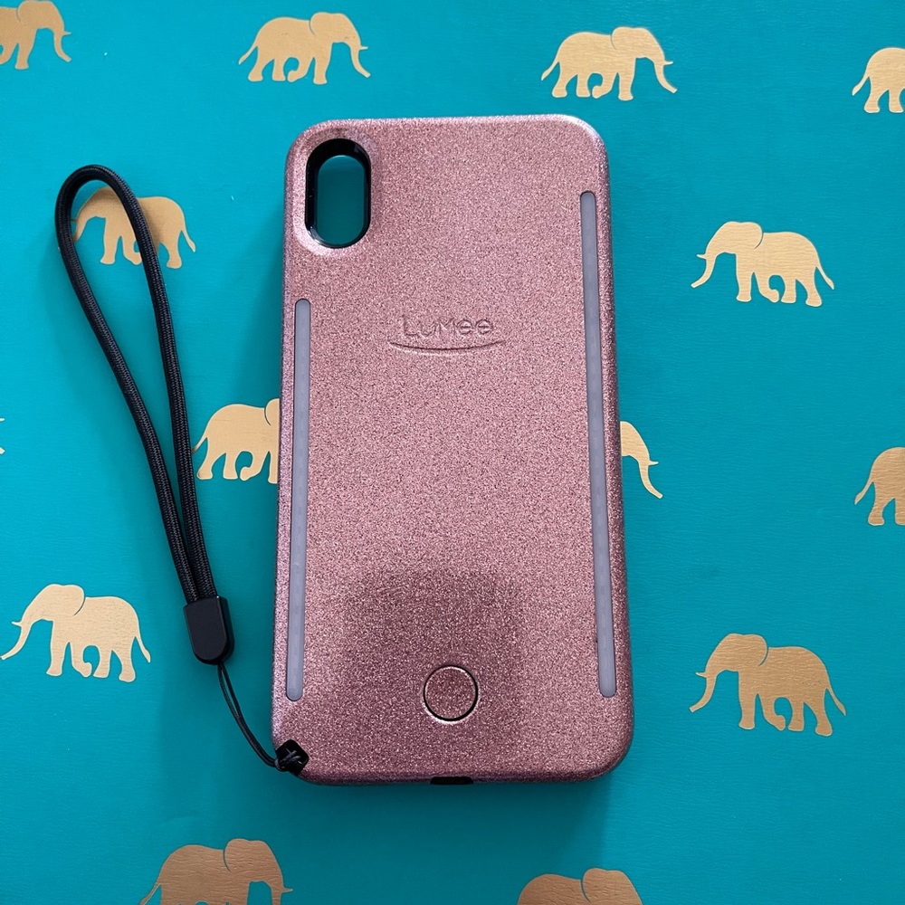LuMee iphone xs max selfie light case